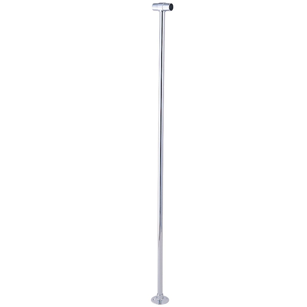 Kingston Brass Shower Curtain Rail Support, Polished Chrome Kingston Brass Shower Curtain Rail Support, Polished Chrome