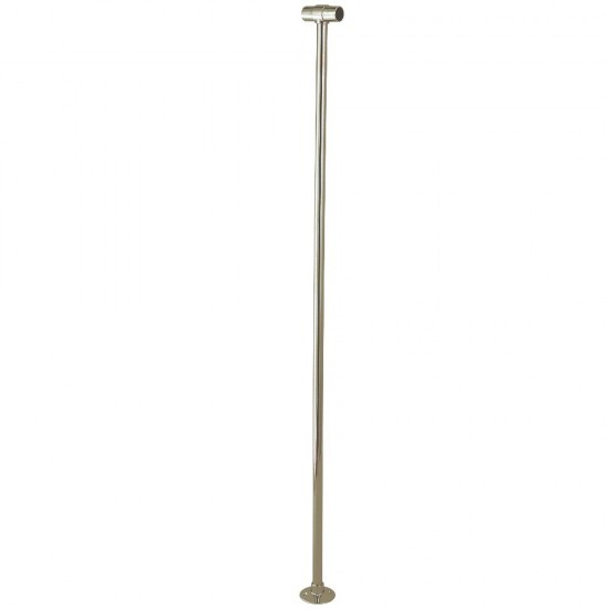 Kingston Brass Shower Curtain Rail Support, Brushed Nickel