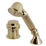 Kingston Brass Transfer Valve Set For Roman Tub Filler, Polished Brass