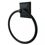 Kingston Brass Millennium Towel Ring, Oil Rubbed Bronze