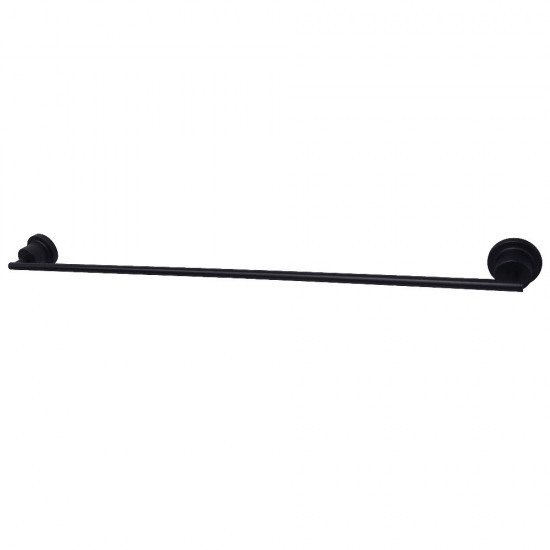 Kingston Brass Concord 30-Inch Single Towel Bar, Matte Black