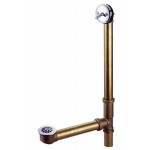 Kingston Brass 16" Trip Lever Waste and Overflow Drain, Polished Chrome