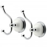 Kingston Brass Victorian 2-Piece Robe Hook, Polished Chrome