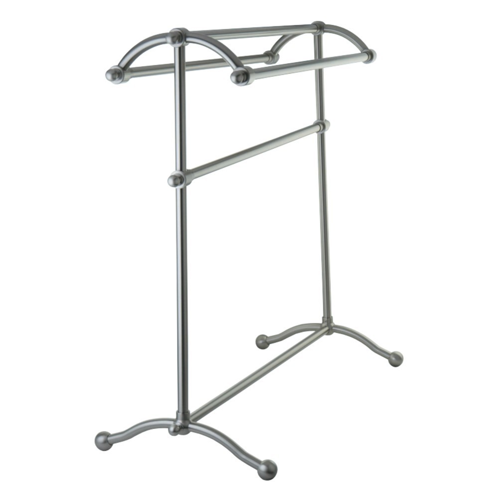 Kingston Brass Pedestal Towel Rack, Brushed Nickel Kingston Brass Pedestal Towel Rack, Brushed Nickel