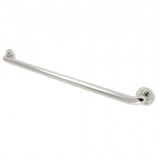 Kingston Brass Camelon 30" Decorative Grab Bar, Polished Nickel