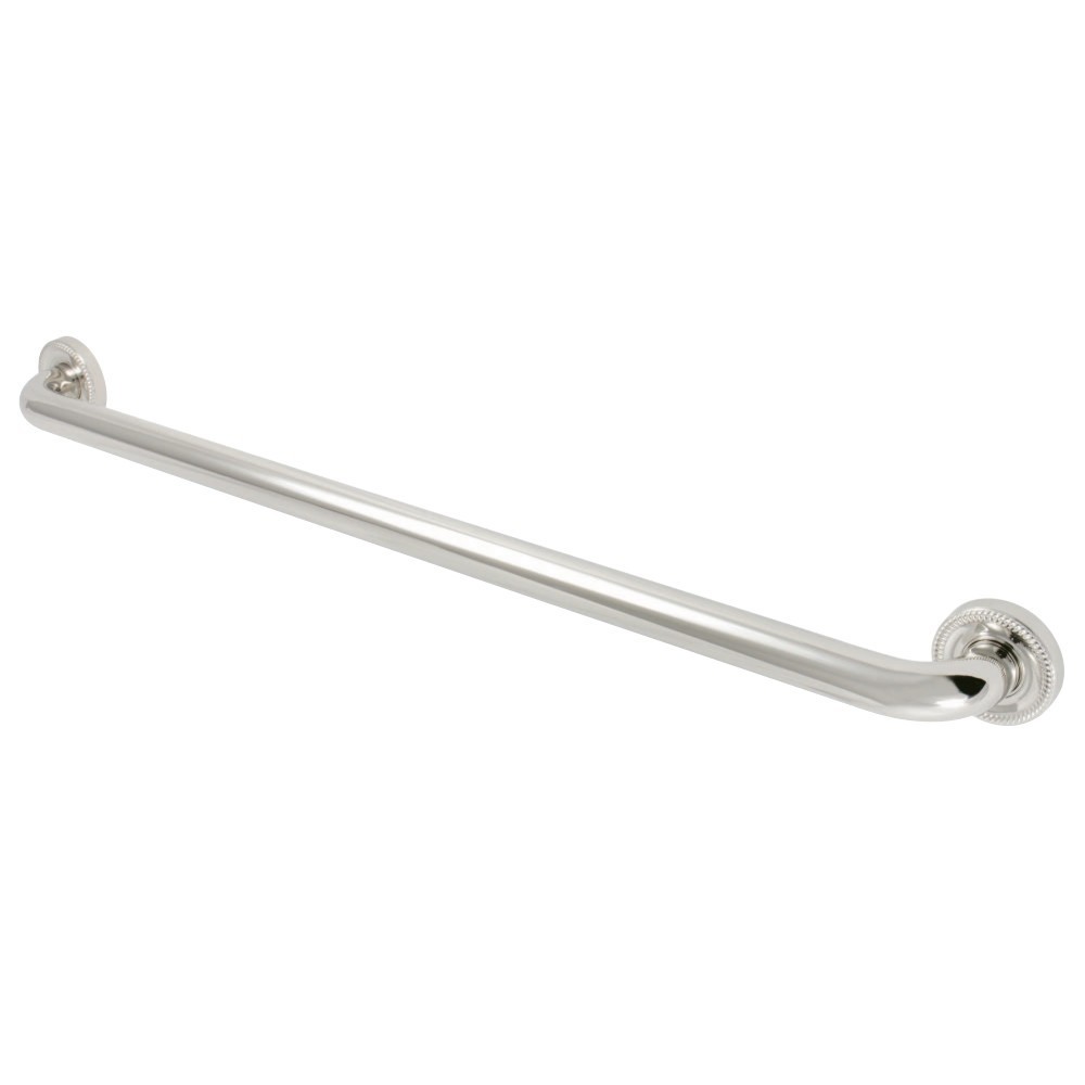 Kingston Brass Camelon 30" Decorative Grab Bar, Polished Nickel