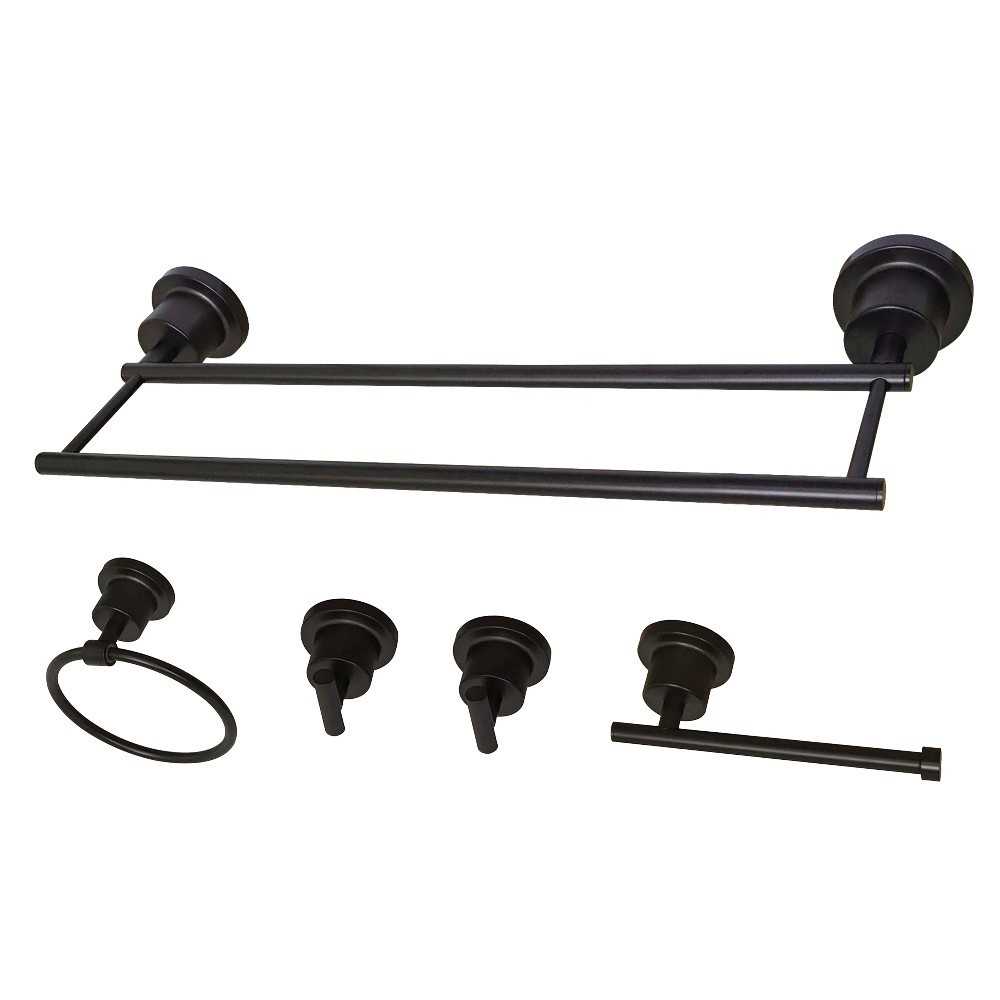 Kingston Brass Concord 5-Piece Bathroom Accessory Set, Oil Rubbed Bronze