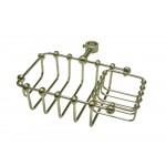 Kingston Brass 7" Riser Mount Soap Basket, Brushed Nickel