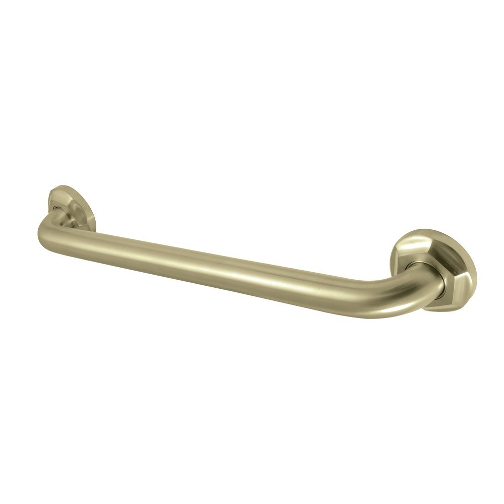 Kingston Brass Metropolitan 18" Decorative Grab Bar, Brushed Brass Kingston Brass Metropolitan 18" Decorative Grab Bar, Brushed Brass