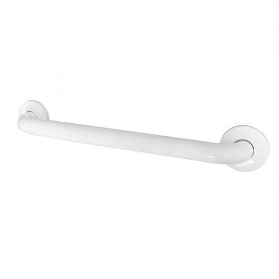 Kingston Brass Made To Match 24-Inch Stainless Steel Grab Bar, White