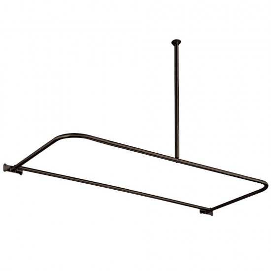 Kingston Brass D-Type Shower Rod, Oil Rubbed Bronze