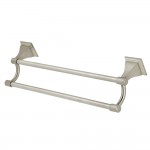 Kingston Brass Monarch 18-Inch Dual Towel Bar, Brushed Nickel
