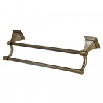 Kingston Brass Monarch 18-Inch Dual Towel Bar, Antique Brass