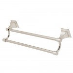 Kingston Brass Monarch 18-Inch Dual Towel Bar, Polished Nickel