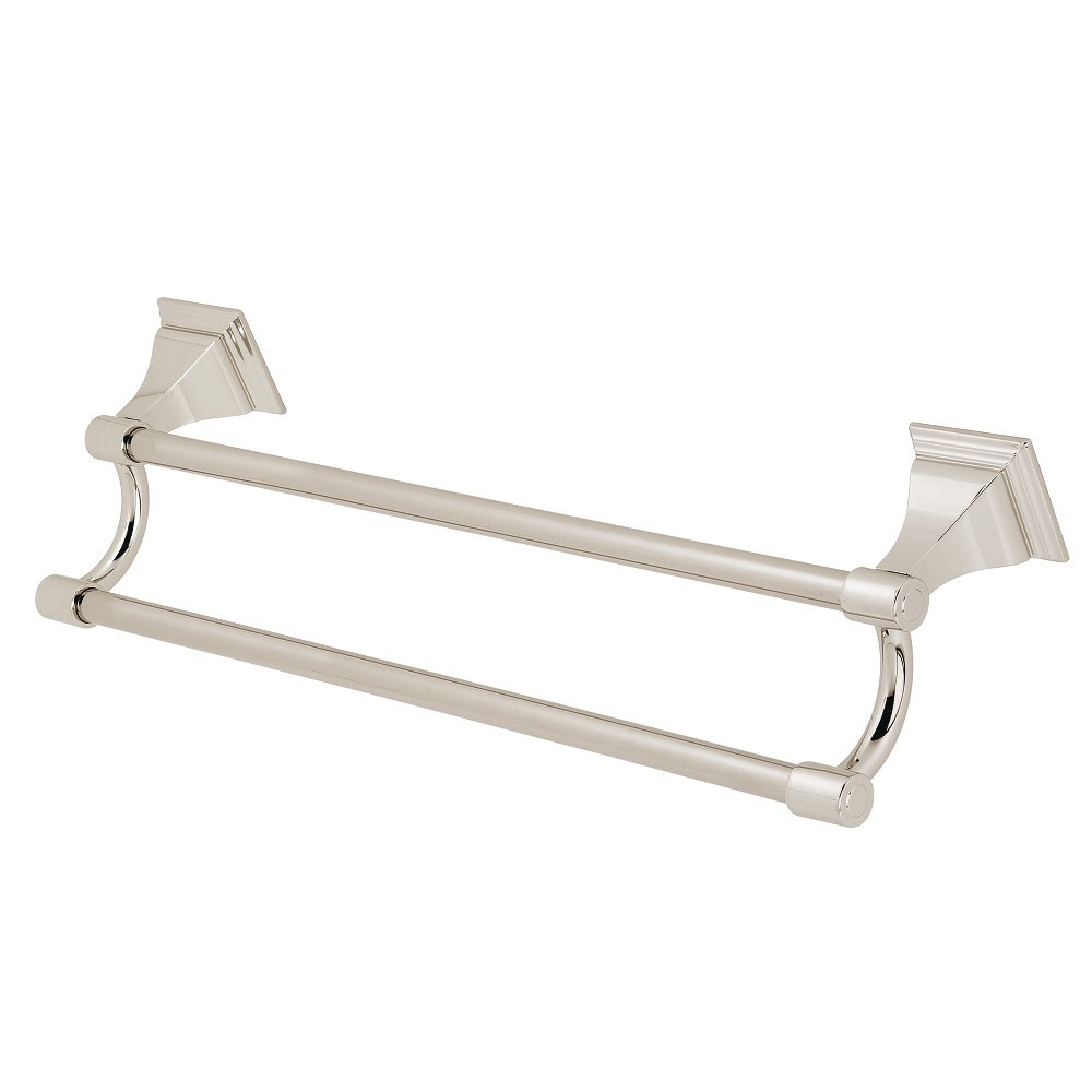 Kingston Brass Monarch 18-Inch Dual Towel Bar, Polished Nickel Kingston Brass Monarch 18-Inch Dual Towel Bar, Polished Nickel