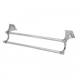 Kingston Brass Monarch 18-Inch Dual Towel Bar, Polished Chrome