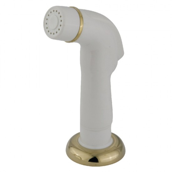 Kingston Brass Kitchen Faucet Sprayer with Hose, Polished Brass