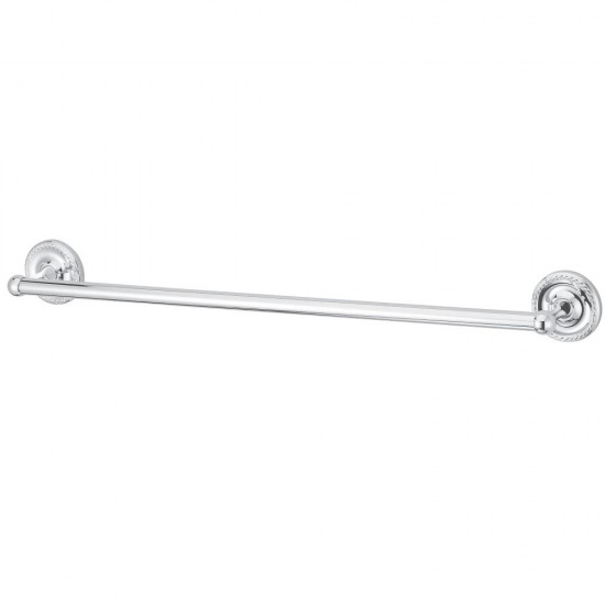 Kingston Brass Laurel 18" Towel Bar, Polished Chrome