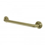 Kingston Brass Restoration 18-Inch X 1-1/4-Inch OD Decorative Grab Bar, Brushed Brass