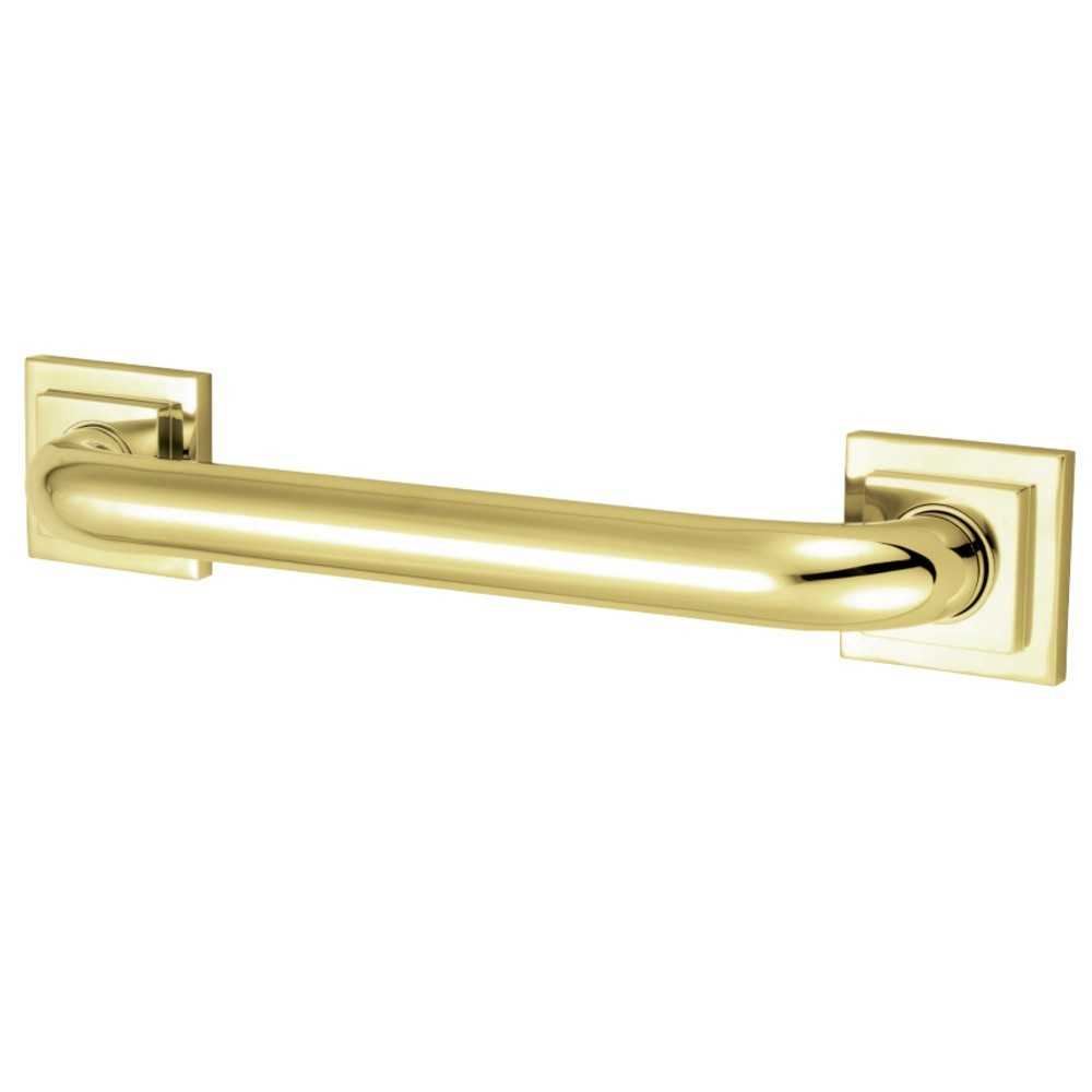 Kingston Brass Claremont 30" Grab Bar, Polished Brass