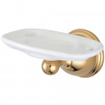 Kingston Brass Restoration Toothbrush with Tumbler Holders, Polished Brass