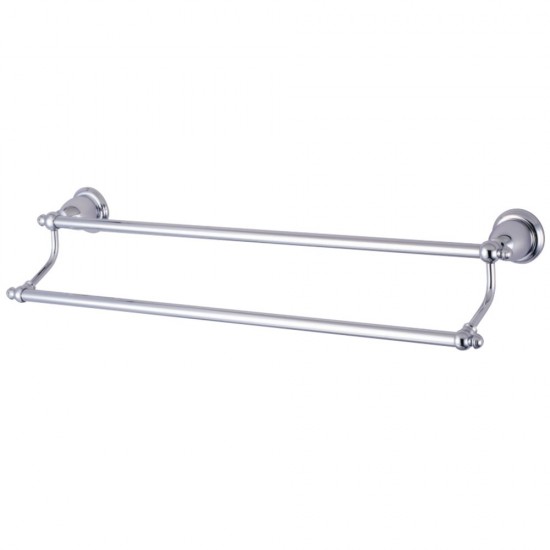 Kingston Brass English Vintage 18" Dual Towel Bar, Polished Chrome