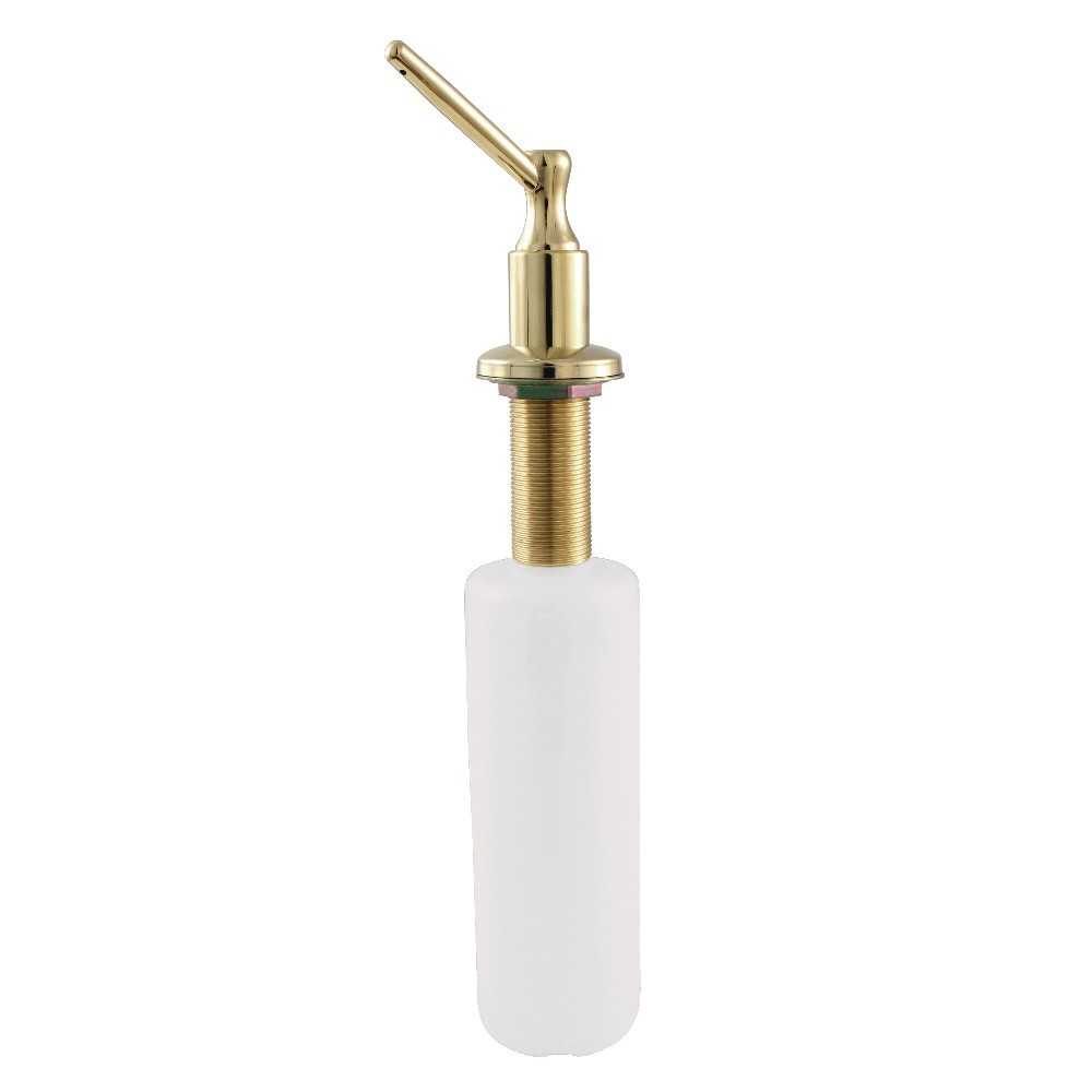 Kingston Brass Restoration Soap Dispenser, Polished Brass