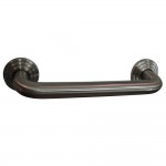 Kingston Brass Restoration 12-Inch Decorative 1-1/4-Inch OD Grab Bar, Brushed Nickel