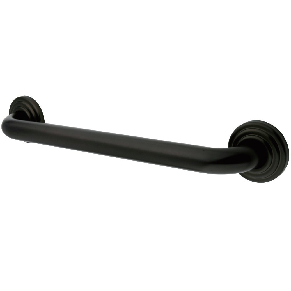 Kingston Brass Restoration 12-Inch Decorative 1-1/4-Inch OD Grab Bar, Oil Rubbed Bronze