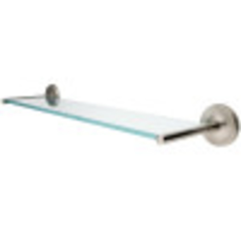 Kingston Brass Classic Glass Shelf, Brushed Nickel Kingston Brass Classic Glass Shelf, Brushed Nickel