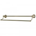 Kingston Brass Heritage 24" Dual Towel Bar, Antique Brass