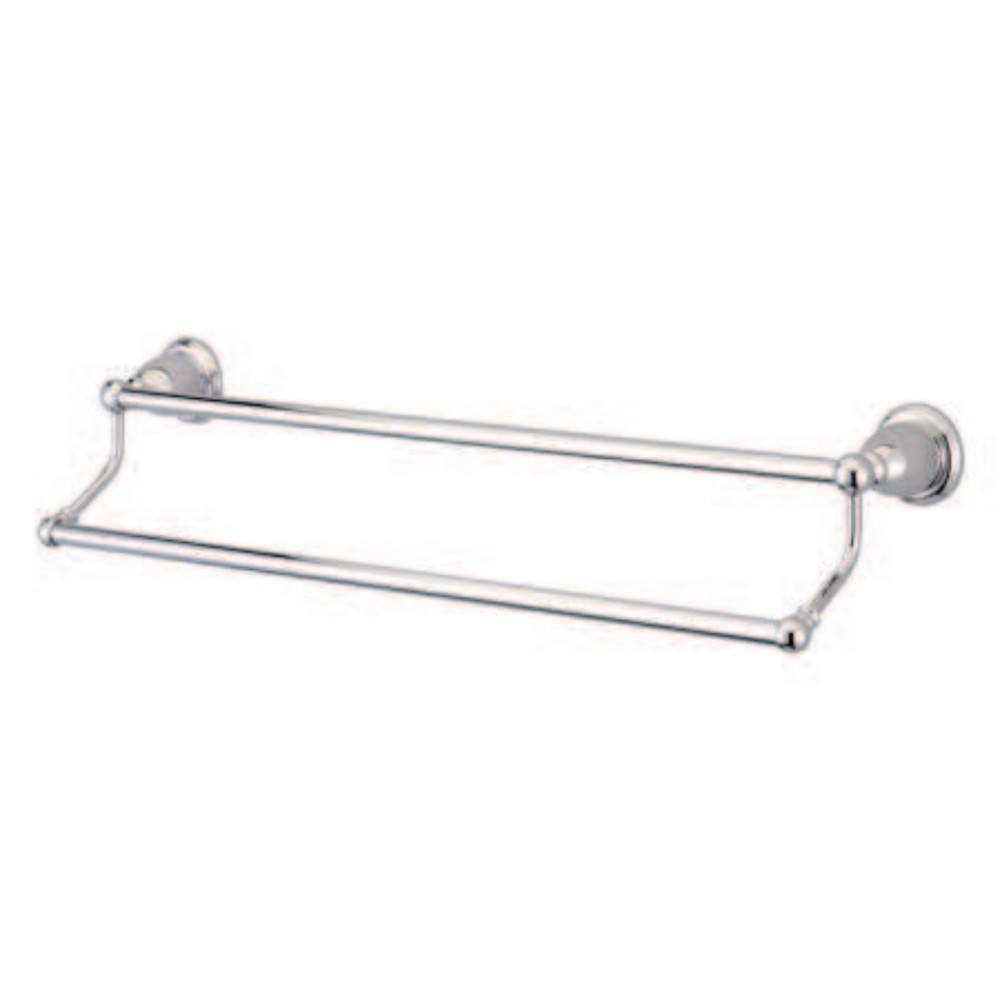 Kingston Brass Heritage 24" Dual Towel Bar, Polished Chrome