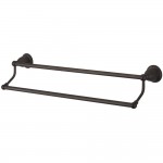 Kingston Brass Heritage 24" Dual Towel Bar, Oil Rubbed Bronze