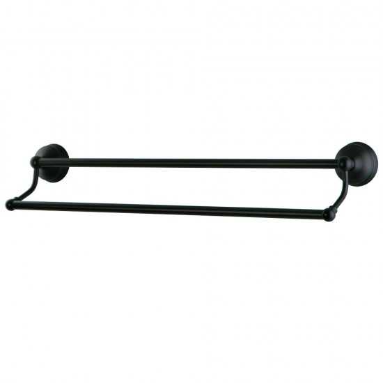 Kingston Brass Vintage 24" Dual Towel Bar, Oil Rubbed Bronze