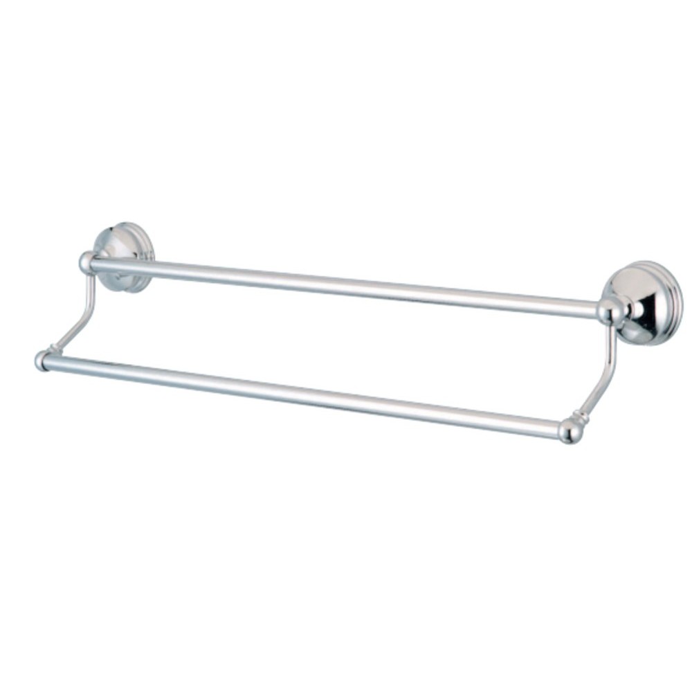 Kingston Brass Vintage 24" Dual Towel Bar, Polished Chrome