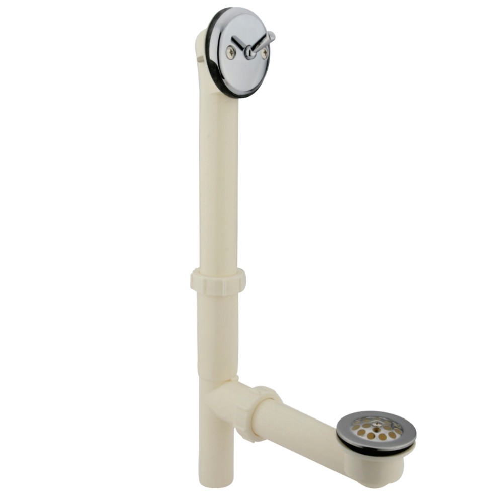 Kingston Brass Bath Tub Drain with Overflow, Polished Chrome Kingston Brass Bath Tub Drain with Overflow, Polished Chrome