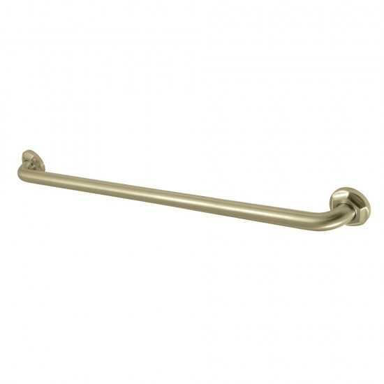 Kingston Brass Metropolitan 30" Decorative Grab Bar, Brushed Brass