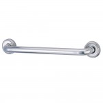 Kingston Brass Laurel 16-Inch Decorative 1-1/4-Inch OD Grab Bar, Polished Chrome