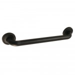 Kingston Brass Laurel 16-Inch Decorative 1-1/4-Inch OD Grab Bar, Matte Black