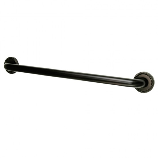 Kingston Brass Laurel 16-Inch Decorative 1-1/4-Inch OD Grab Bar, Oil Rubbed Bronze