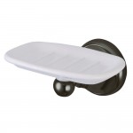 Kingston Brass Metropolitan Wall Mount Soap Dish Holder, Oil Rubbed Bronze