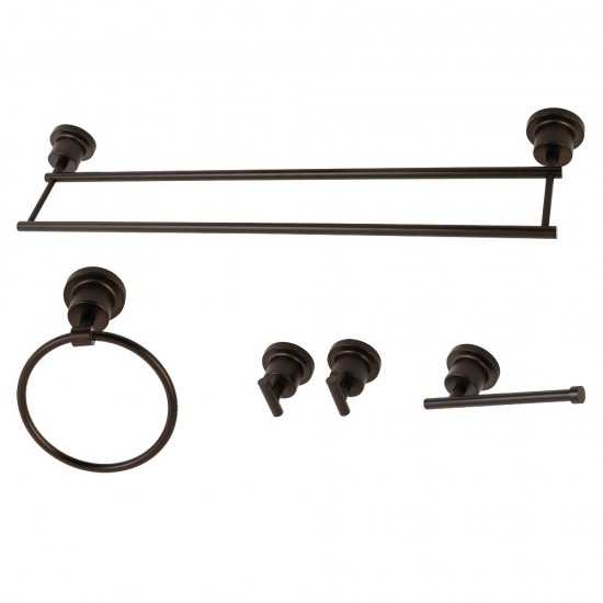 Kingston Brass Concord 5-Piece Bathroom Accessory Sets, Oil Rubbed Bronze