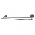 Kingston Brass Concord 18-Inch Double Towel Bar, Brushed Nickel