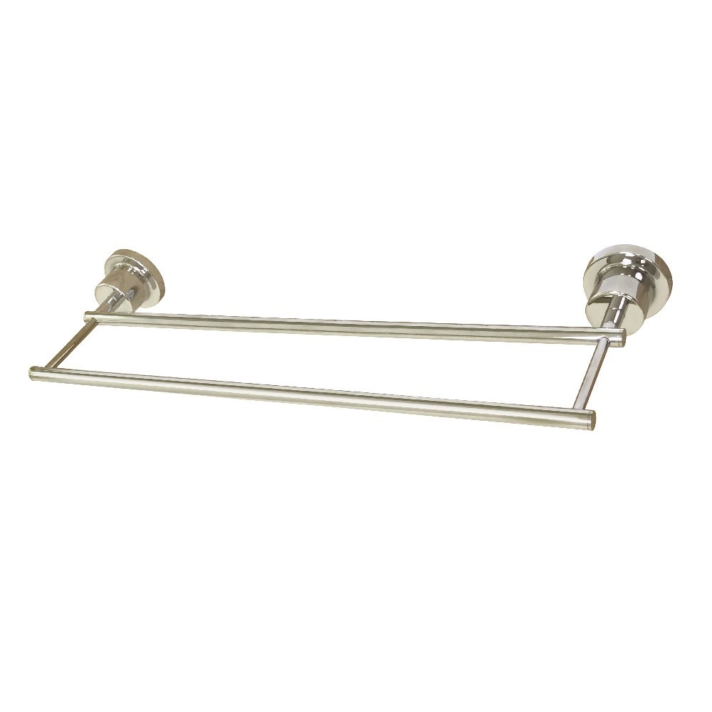 Kingston Brass Concord 18-Inch Double Towel Bar, Polished Nickel