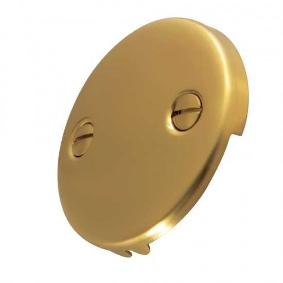 Kingston Brass Bathtub Overflow Plate, Brushed Brass