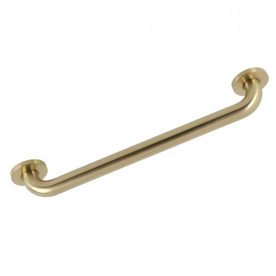 Kingston Brass Silver Sage 18-Inch X 1-1/4-Inch OD ADA Grab Bar, Brushed Brass