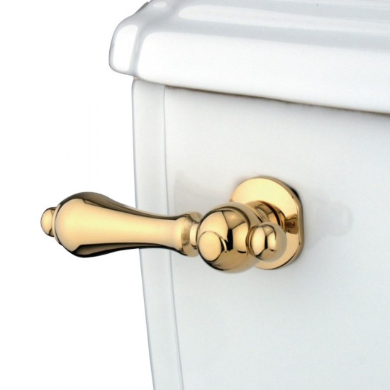 Kingston Brass Restoration Toilet Tank Lever, Polished Brass