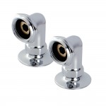 Aqua Vintage Vintage 2-inch Tub Faucet Riser, Polished Chrome