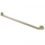 Kingston Brass Laurel 36-Inch X 1-1/4-Inch OD Grab Bar, Brushed Brass