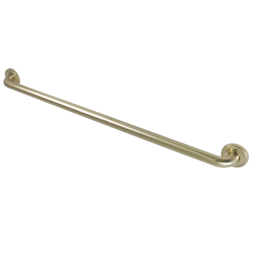 Kingston Brass Laurel 36-Inch X 1-1/4-Inch OD Grab Bar, Brushed Brass Kingston Brass Laurel 36-Inch X 1-1/4-Inch OD Grab Bar, Brushed Brass